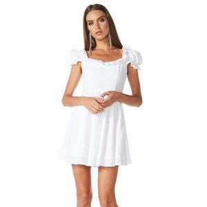 Lioness White Infatuation Mini Dress